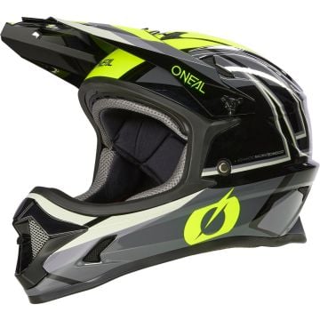 O'NEAL Sonus Split V.23 Schwarz Gelb Downhill Fahrradhelm