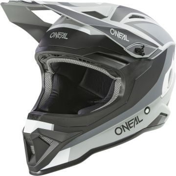 O'NEAL 1SRS Stream Matt Black Grey Motocross Helmet