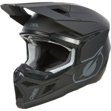 O'NEAL 3SRS Solid Matt Black Kids Motocross Helmet