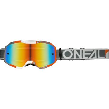 O’NEAL B-10 Duplex Black Orange Motocross Goggles