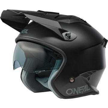 O'NEAL Volt Solid Black Trial Helmet
