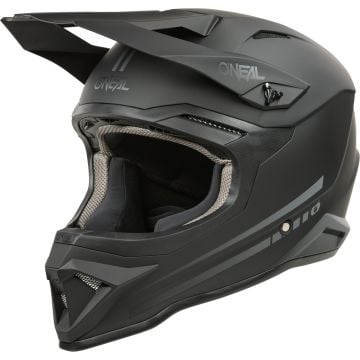 O'NEAL 1SRS Solid Matt Black Motocross Helmet
