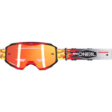 O’NEAL B-10 HR Orange Grey Motocross Goggles