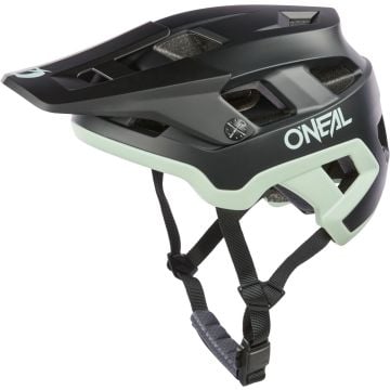 O'NEAL Defender Solid Matt Schwarz Grün Fahrradhelm