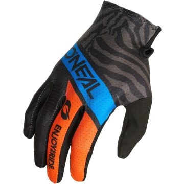 O'NEAL Matrix Shocker Blue Black Orange Motocross Gloves