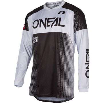O'NEAL Matrix Ridewear Light Grey Black Motocross Jersey