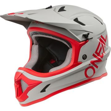 O'NEAL Sonus Matt Grau Rot Downhill Fahrradhelm