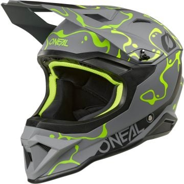 O'NEAL 1SRS Splash Grey Fluo Yellow Motocross Helmet