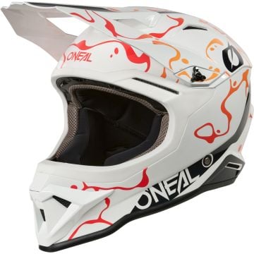 O'NEAL 1SRS Splash White Orange Motocross Helmet