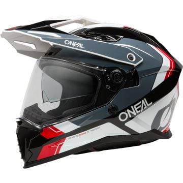 O'NEAL D-SRS Nomad Negro Blanco Rojo Casco Integral Adventure
