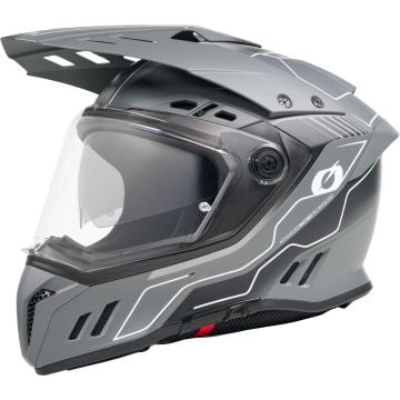 O'NEAL Sierra RS Echo Black Grey Full Face Adventure Helmet