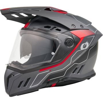 O'NEAL Sierra RS Echo Black Red Full Face Adventure Helmet