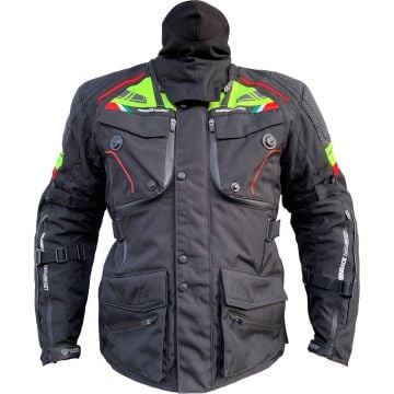 MUGENRACE Mars Black Neon Waterproof Textile Jacket