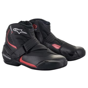 Alpinestars SMX-1 R V2 Schwarz Rot Schuhe