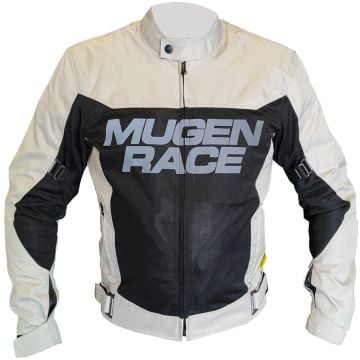 MUGENRACE Sunny Chaqueta Textil Negra Gris Claro