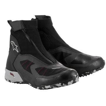 Alpinestars Cr-8 Gore-Tex Shoes Black Dark Gray Petrol Blue