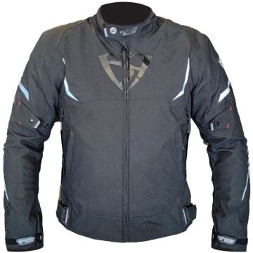 MUGENRACE Munee Black Waterproof Textile Jacket