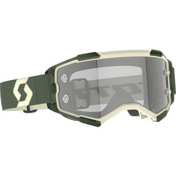 Scott Fury Light Sensitive Kaki/Green Motocross Goggles