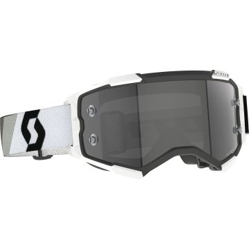 Scott Fury Light Sensitive Black/White Motocross Goggles