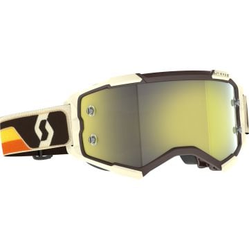 Scott Fury Chrome Stripes Motocross Goggles