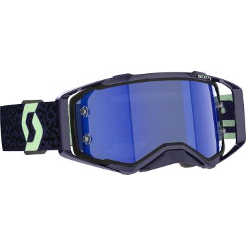 Scott Prospect AMP Chrome Black/Green Motocross Goggles