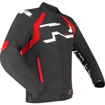 Richa Stradale Tex WP White Red Textile Jacket