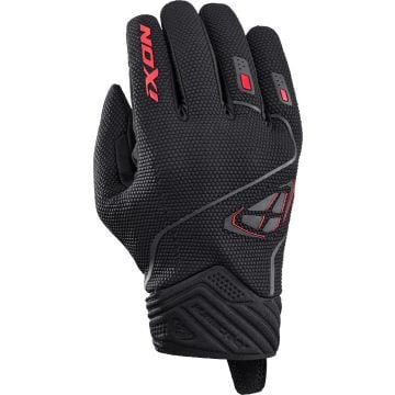 Ixon Hurricane 2 Noir Rouge Gants Moto