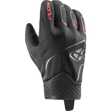 Ixon Pro Hurricane 2 Noir Bright Rouge Imperméable Gants Moto