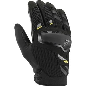 Ixon Namak Noir Bright Jaune Gants Moto