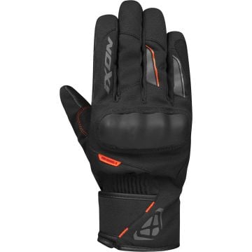 Ixon Pro Russel 2 Noir Gris Orange Imperméable Gants Moto