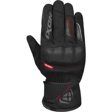 Ixon Pro Russel 2 Noir Rouge Imperméable Gants Moto