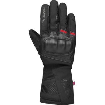 Ixon Pro Rescue 3 Black Red Waterproof Motorcycle Gloves