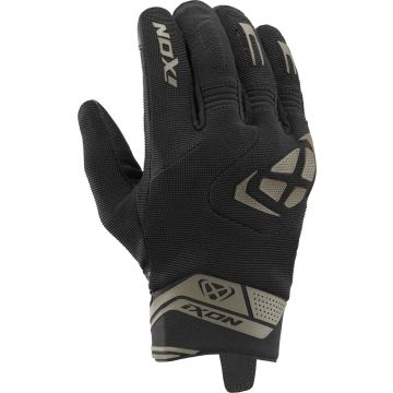 Ixon Mig 2 Black Khaki Motorcycle Gloves