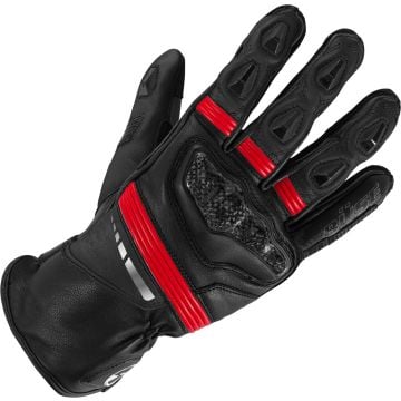 Büse Escape Schwarz Rot Handschuhe