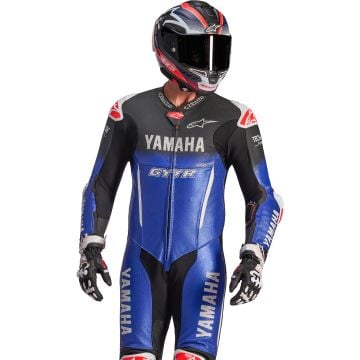 Alpinestars GP-R7 Yamaha Blue Perforated 1PC Leather Motorcycle Suit