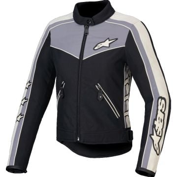 Alpinestars Stella T-Dyno WR Black Dark Gray Ecru Womens Motorcycle Jacket