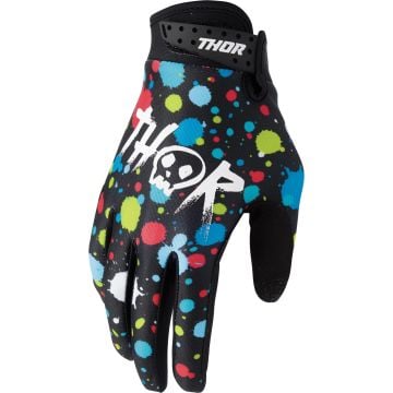 Thor Launchmode Splat Youth Motocross Gloves