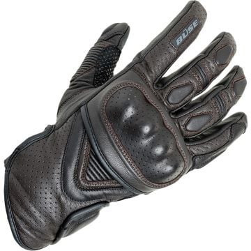 Büse Cafe Racer Brown Perforated Gloves