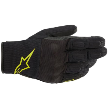 Alpinestars S Max Drystar Gloves Black Yellow Fluo