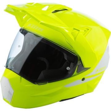 Klim X1 Alpha Carbon Fluo Yellow Full Face Adventure Helmet