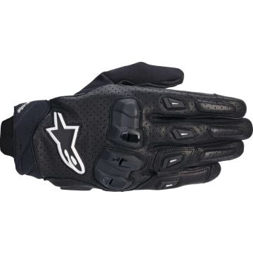 Alpinestars SP X 7 Black White Motorcycle Gloves