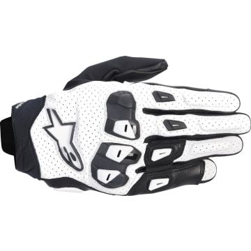Alpinestars SP X 7 White Black Motorcycle Gloves