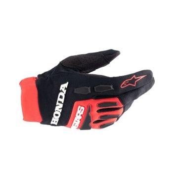 Alpinestars Honda Full Bore Gloves Bright Red Black