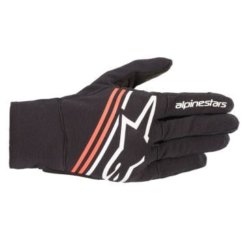 Alpinestars Reef Gloves Black White Fluo Red