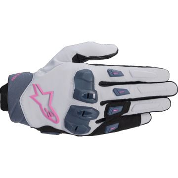 Alpinestars Stella SP X 3 Mid Gray Asphalt Black Womens Motorcycle Gloves