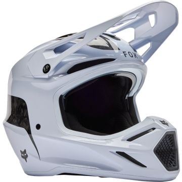 FOX V3 RS Fracture Carbon Blanco Casco Motocross