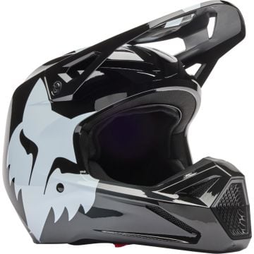 FOX V1 Shield Black Motocross Helmet