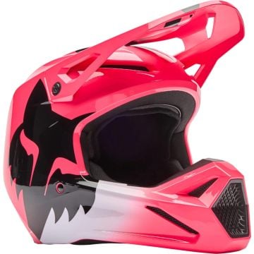 FOX V1 Shield Pink Motocross Helmet