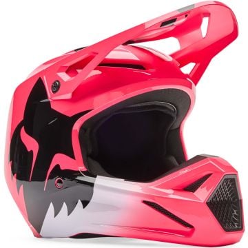 FOX V1 Youth Shield Rose Casque Motocross Enfant
