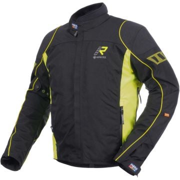 Rukka Trave-R Black Yellow Motorcycle Textile Jacket